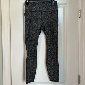 Athleta black and white leggings